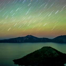 10mins Exposures @ Watchman Overlook at night