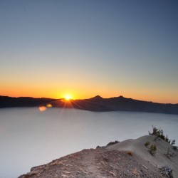 The trail expanding out from Victor View
